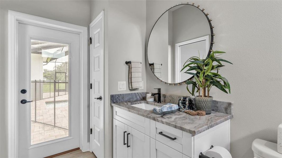 Furnished interior view inside a new home in , Lakeland (Image 46).