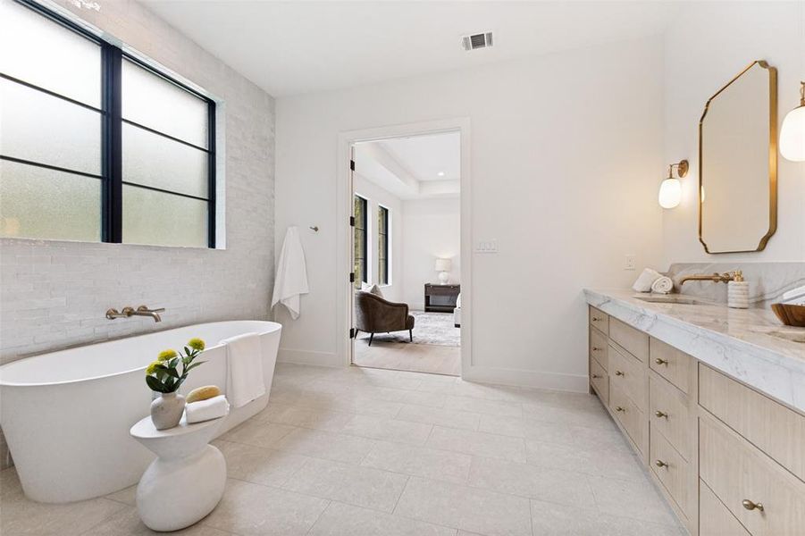Furnished interior view inside a new home in , Dallas (Image 26). Furnished interior view inside a new home in , Dallas (Image 26).