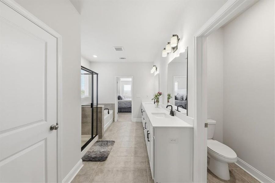 Furnished interior view inside a new home in Falls Creek, Flowery Branch (Image 61).
