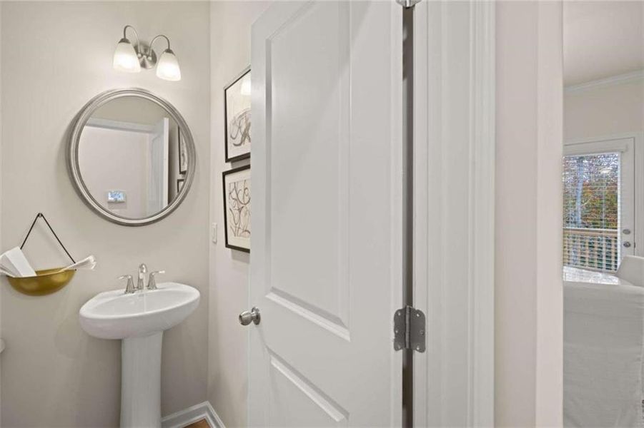 Furnished interior view inside a new home in Hillbrooke Preserve, Conyers (Image 7).