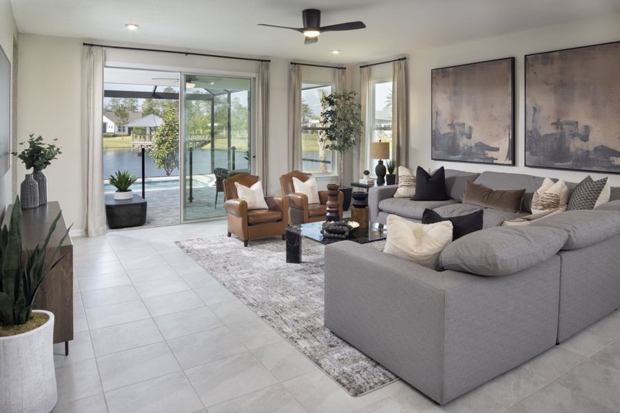 Representative furnished interior of a home built from the Barbados by Mattamy Homes in RiverTown - WaterSong, St. Johns (Image 5). Representative furnished interior of a home built from the Barbados by Mattamy Homes in RiverTown - WaterSong, St. Johns (Image 5).