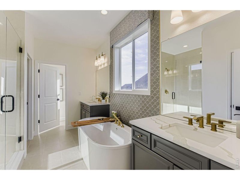 Furnished interior view inside a new home in Farmstead, Berthoud (Image 7).
