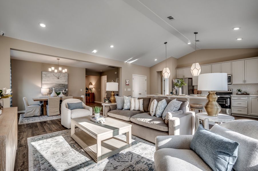 Representative furnished interior of a home built from the Georgetown by Beazer Homes in Sunset Landing, Little River (Image 11).