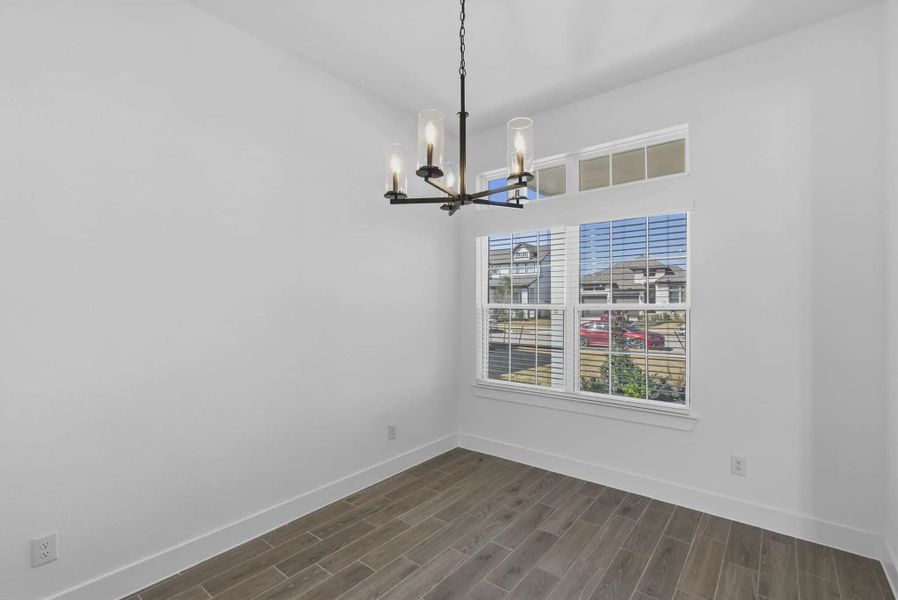 Representative unfurnished interior of a home built from the Emma by Chesmar Homes in Bridgeland, Elgin (Image 15).