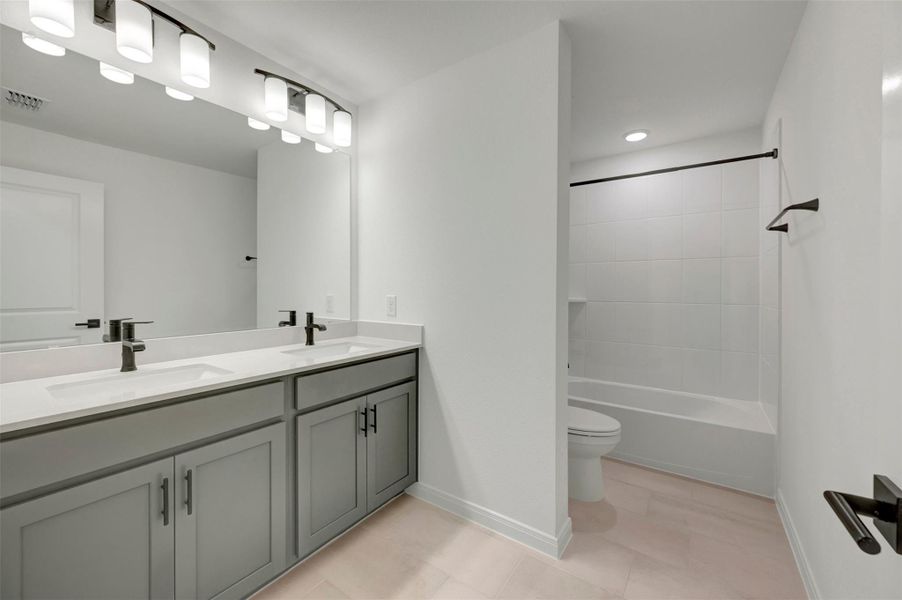 Furnished interior view inside a new home in Austin Point - Terrace Collection, Richmond (Image 8). Furnished interior view inside a new home in Austin Point - Terrace Collection, Richmond (Image 8).