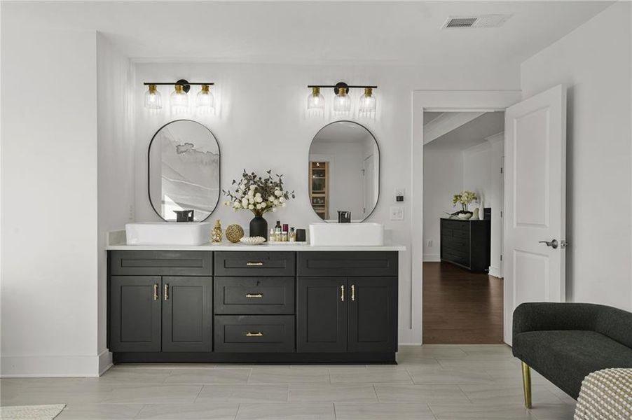 Furnished interior view inside a new home in , Fairburn (Image 6).