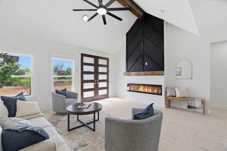 Furnished interior view inside a new home in , Joshua (Image 5).