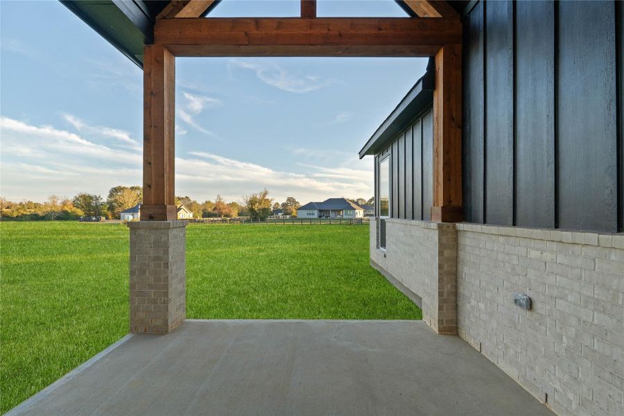 Exterior details and patio area of a home in , Montgomery (Image 26). Exterior details and patio area of a home in , Montgomery (Image 26).