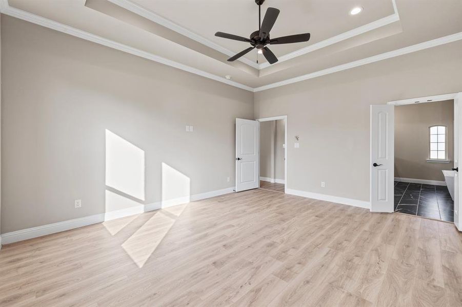 Large primary bedroom. Large primary bedroom.