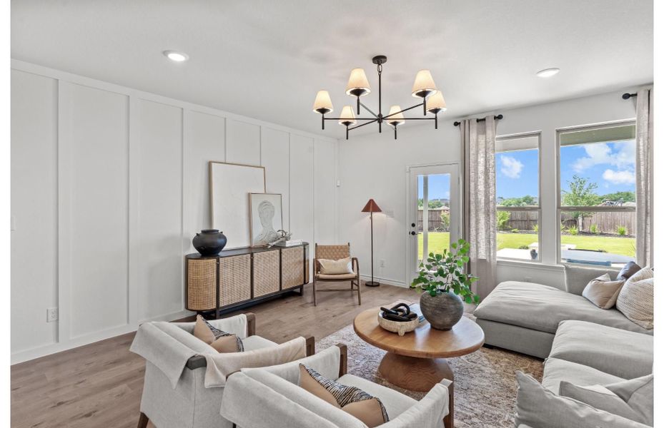 Representative furnished interior of a home built from the Emory by Pulte Homes in Nopal Valley, San Antonio (Image 29). Representative furnished interior of a home built from the Emory by Pulte Homes in Nopal Valley, San Antonio (Image 29).
