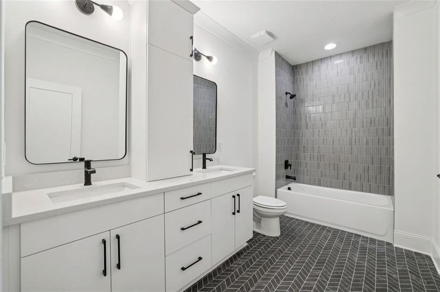 Furnished interior view inside a new home in , Brookhaven (Image 6).