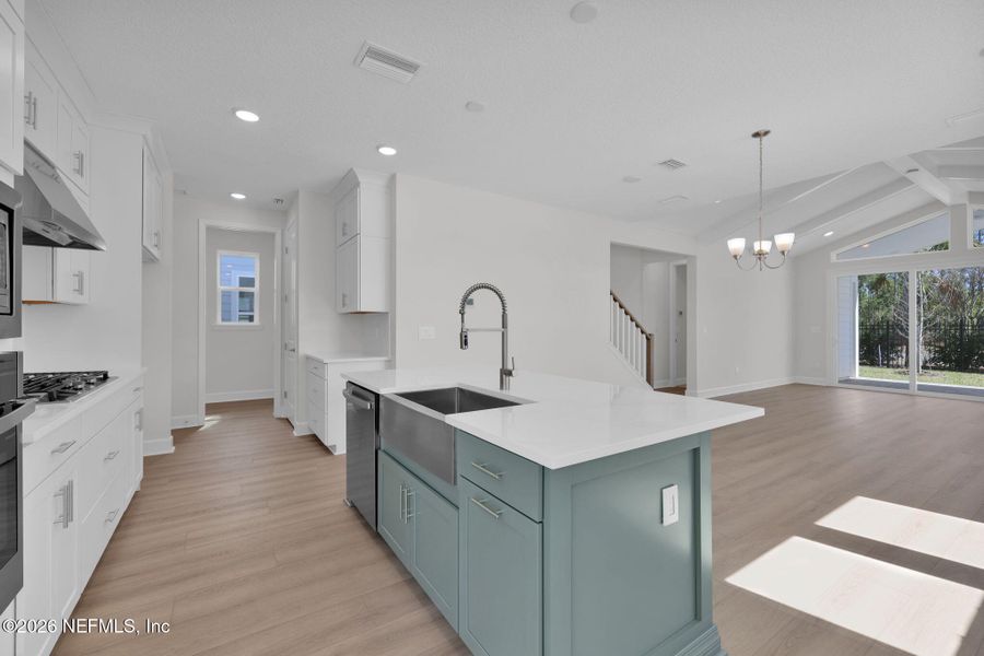 Furnished interior view inside a new home in Seabrook Village at Seabrook, Ponte Vedra (Image 12).