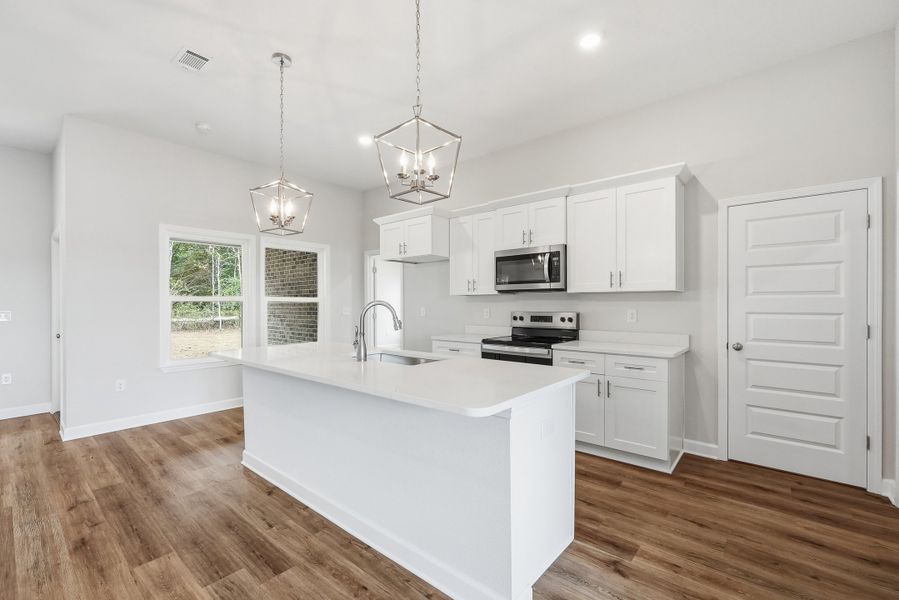 Furnished interior view inside a new home in Southern Charm, Crestview (Image 7).