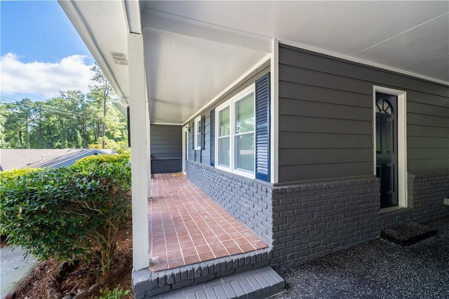 Exterior details and patio area of a home in , East Point (Image 24).