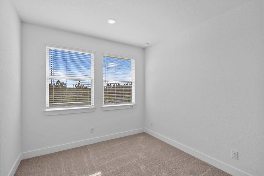 Spacious, unfurnished interior of a new home in Bridgeland, Cypress (Image 16).