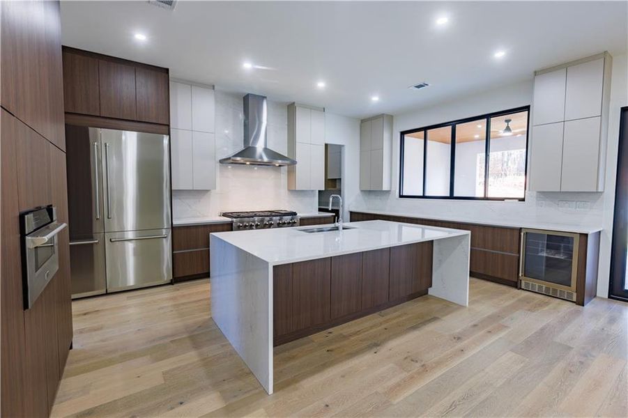 Furnished interior view inside a new home in , Suwanee (Image 38).