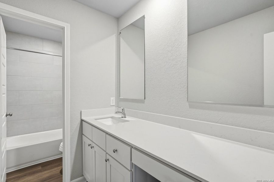 Furnished interior view inside a new home in Abbott Place, St. Hedwig (Image 7).