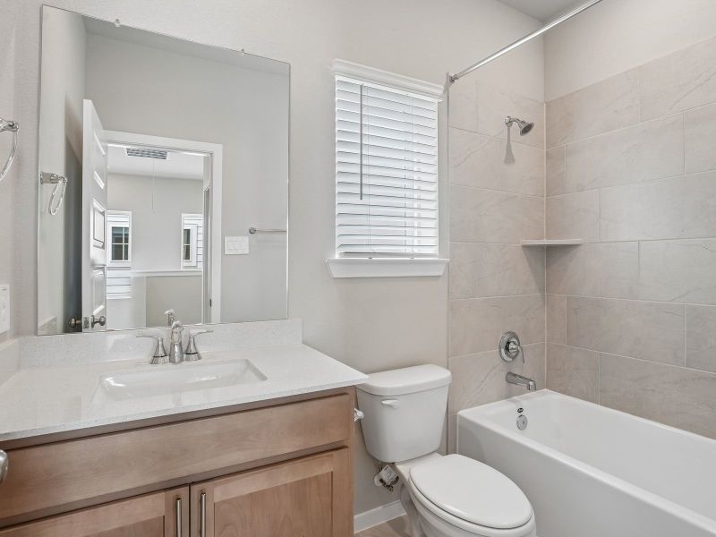 Furnished interior view inside a new home in Parkway Commons - City Series, Missouri City (Image 10). Furnished interior view inside a new home in Parkway Commons - City Series, Missouri City (Image 10).
