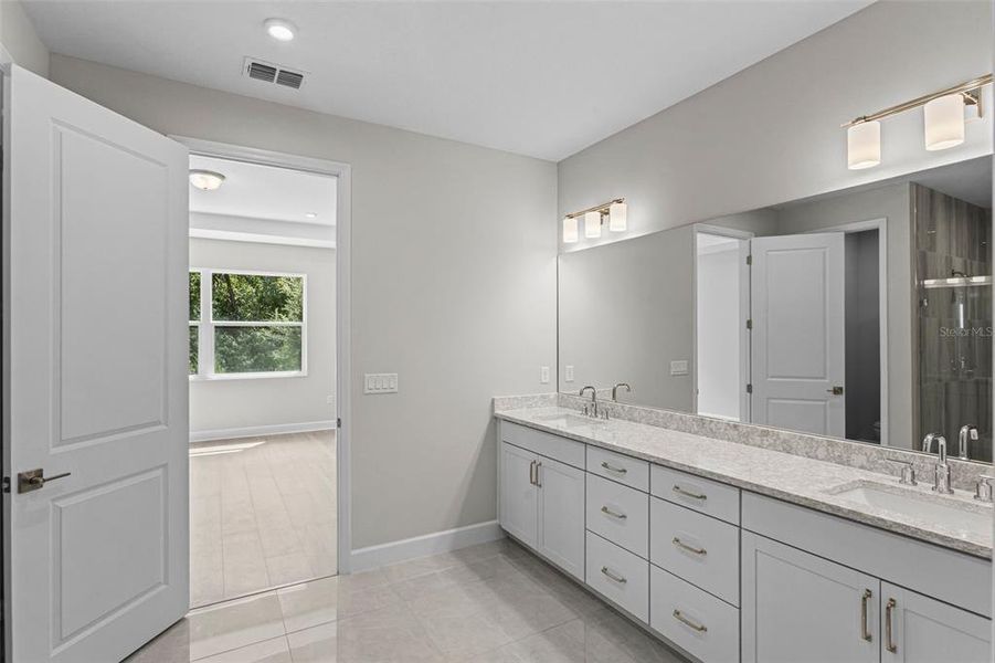 Furnished interior view inside a new home in Cresswind at Hammock Oaks, Lady Lake (Image 11).