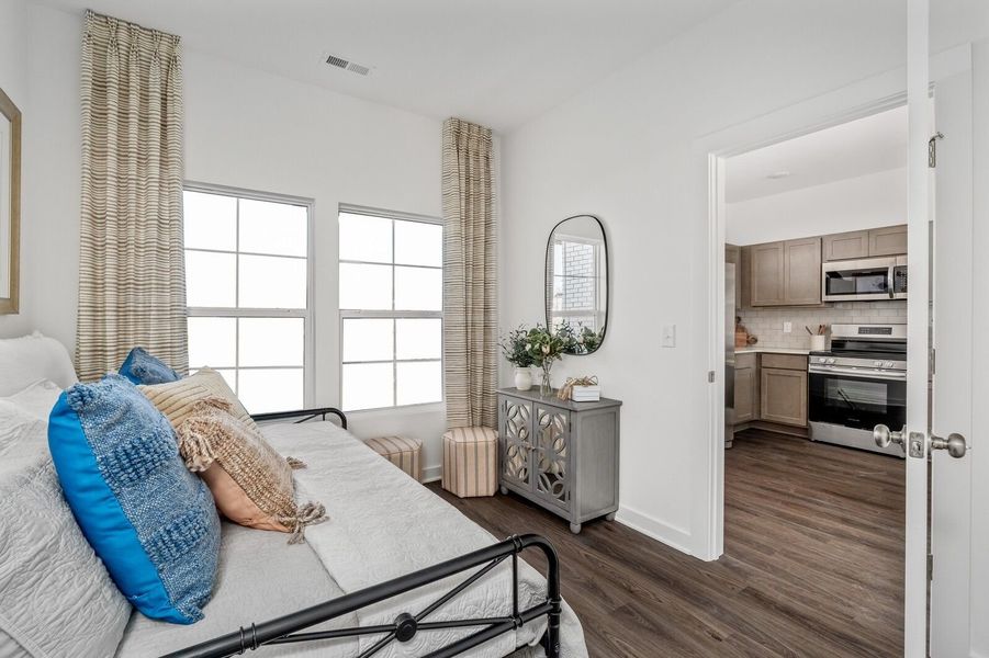 Furnished interior view inside a new home in The Towns at Red River, Gallatin (Image 15). Furnished interior view inside a new home in The Towns at Red River, Gallatin (Image 15).