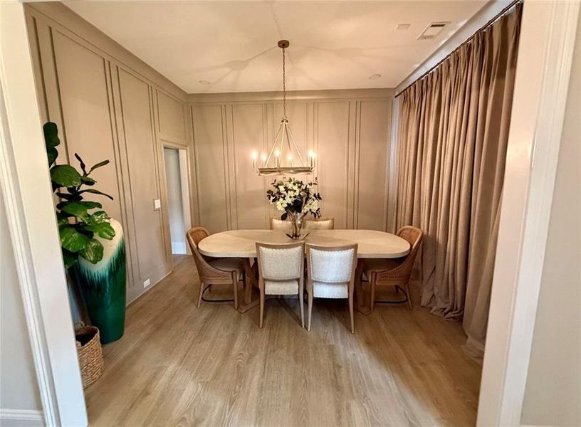 Furnished interior view inside a new home in , Marietta (Image 46).