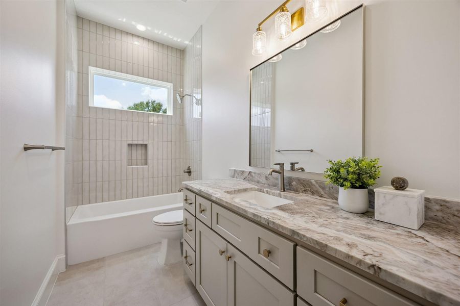Furnished interior view inside a new home in , Houston (Image 45).