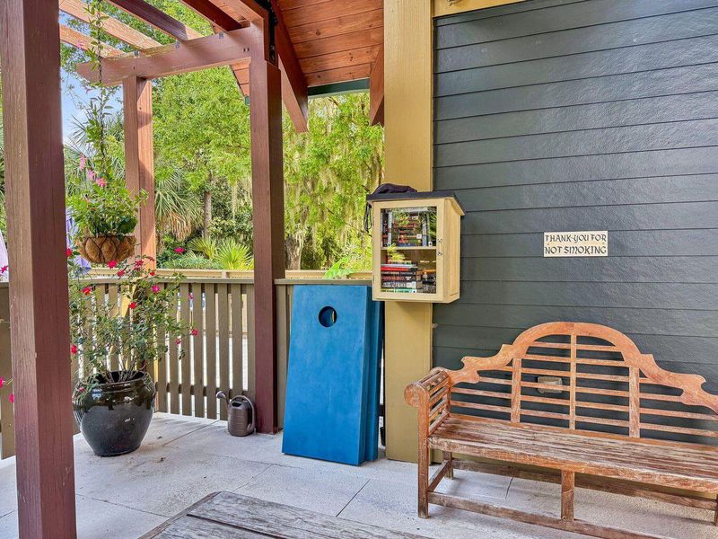Exterior details and patio area of a home in , North Charleston (Image 24).