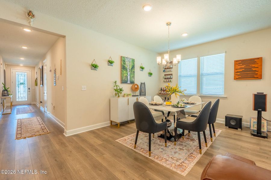 Furnished interior view inside a new home in Elm Creek at Silverleaf, St. Augustine (Image 16). Furnished interior view inside a new home in Elm Creek at Silverleaf, St. Augustine (Image 16).