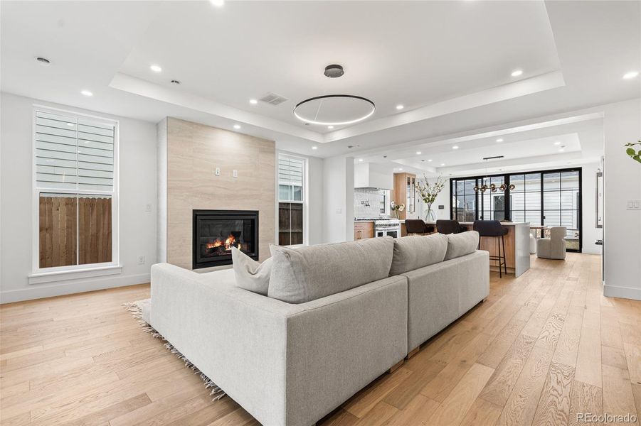 Furnished interior view inside a new home in , Denver (Image 35).