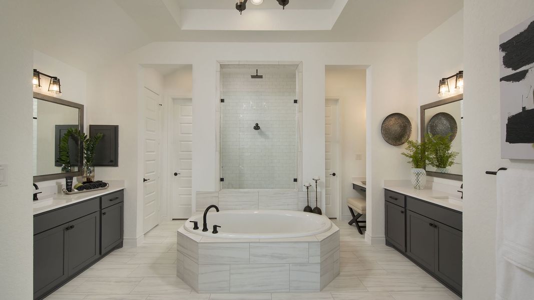 Furnished interior view inside a new home in Valencia, Manvel (Image 14). Furnished interior view inside a new home in Valencia, Manvel (Image 14).