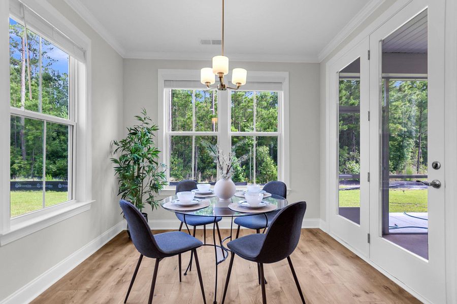 Furnished interior view inside a new home in Phillips Crossing, Ridgeville (Image 15).