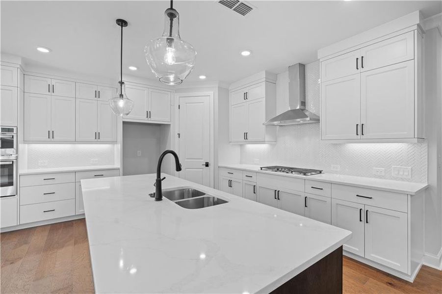 Furnished interior view inside a new home in Promenade at Sawnee Village, Cumming (Image 7).