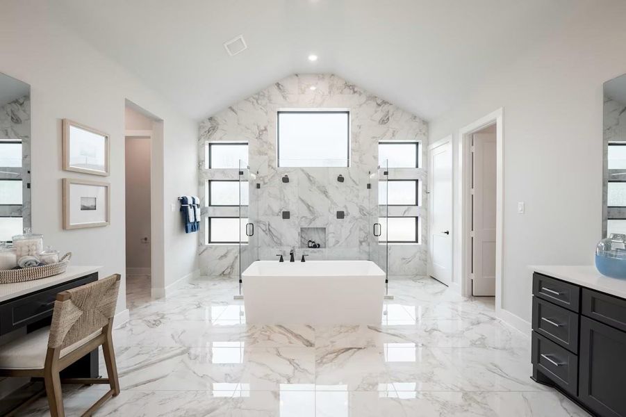Furnished interior view inside a new home in The Estates at James Lane, Fulshear (Image 9).