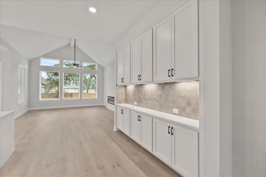 Furnished interior view inside a new home in 6 Creeks, Kyle (Image 12). Furnished interior view inside a new home in 6 Creeks, Kyle (Image 12).