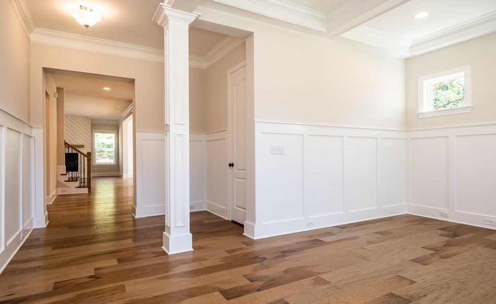 Representative unfurnished interior of a home built from the Pinehurst by Greybrook Homes in Edmunds Farm, Clover (Image 31).