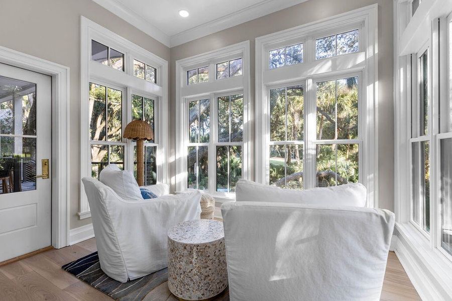 Furnished interior view inside a new home in , Seabrook Island (Image 47).