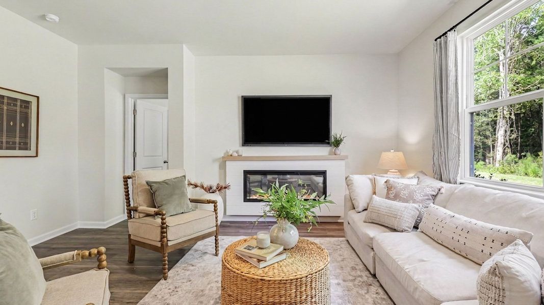 Furnished interior view inside a new home in The Bluffs at Mill Creek, Florence (Image 7).