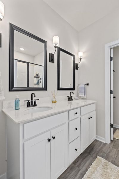 Furnished interior view inside a new home in K. Hovnanian's® Four Seasons at Lakes of Cane Bay, Summerville (Image 32). Furnished interior view inside a new home in K. Hovnanian's® Four Seasons at Lakes of Cane Bay, Summerville (Image 32).