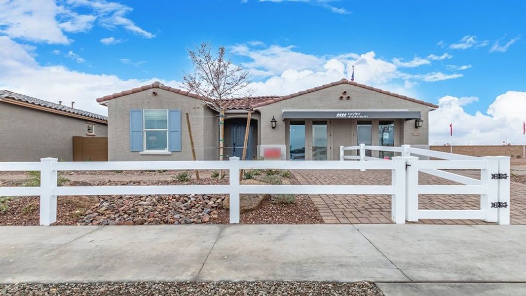 Representative exterior photo of a completed home built from the Sapphire by Taylor Morrison in Paradisi Encore Collection, Surprise, AZ (Image 18).