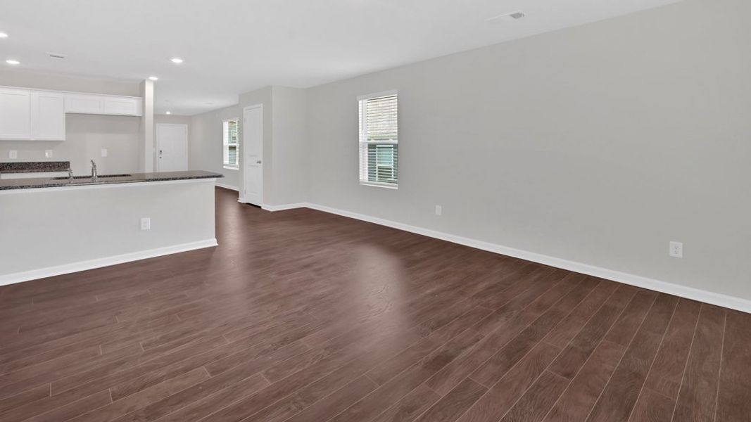 Representative unfurnished interior of a home built from the Allex by D.R. Horton in Clearwater Springs, Johnson City (Image 12). Representative unfurnished interior of a home built from the Allex by D.R. Horton in Clearwater Springs, Johnson City (Image 12).