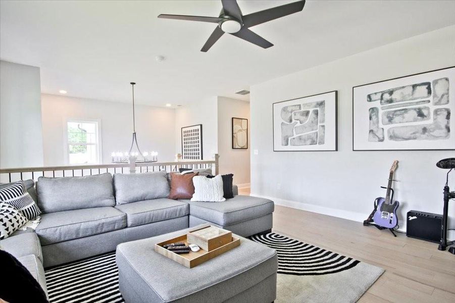Furnished interior view inside a new home in , Cumming (Image 38).