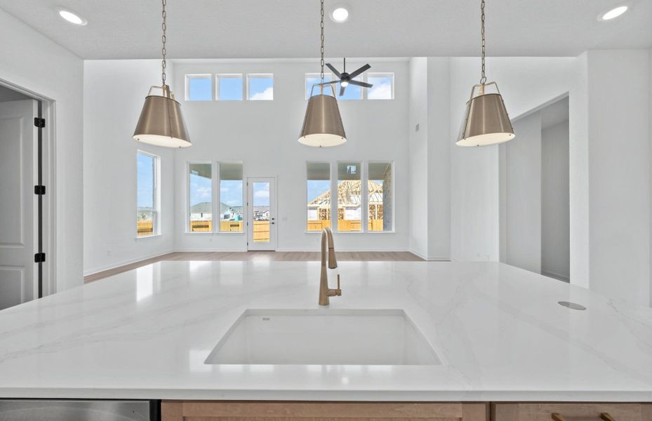 Close-up of interior finishes inside a home in 6 Creeks, Kyle (Image 15).