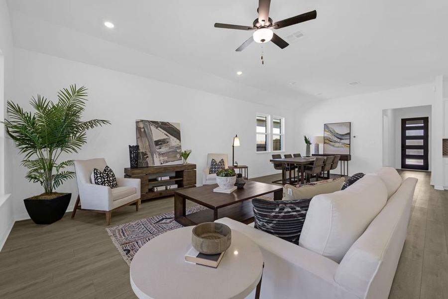 Furnished interior view inside a new home in Nolina 45s, Georgetown (Image 16).