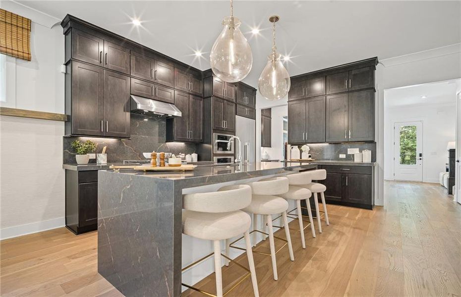Furnished interior view inside a new home in Sterling Pointe, Cumming (Image 13).