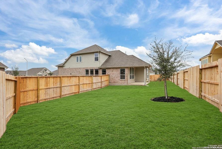 Exterior details and patio area of a home in Foxbrook, Cibolo (Image 3). Exterior details and patio area of a home in Foxbrook, Cibolo (Image 3).
