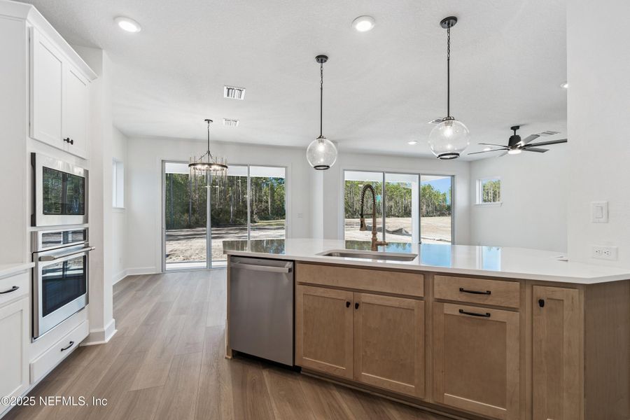 Furnished interior view inside a new home in Evergreen Island at Silverleaf - Classic, St. Augustine (Image 5).