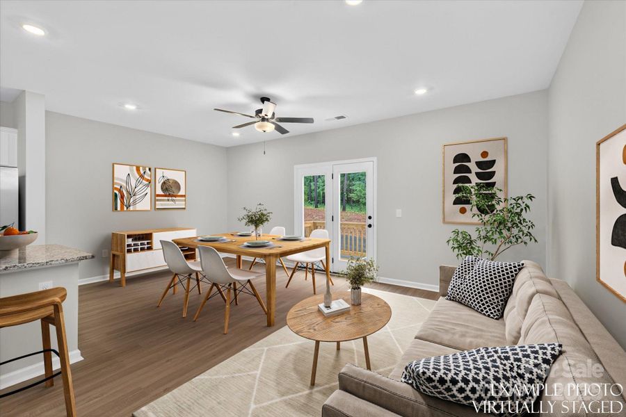 Furnished interior view inside a new home in Rhyne Court, Gastonia (Image 10).