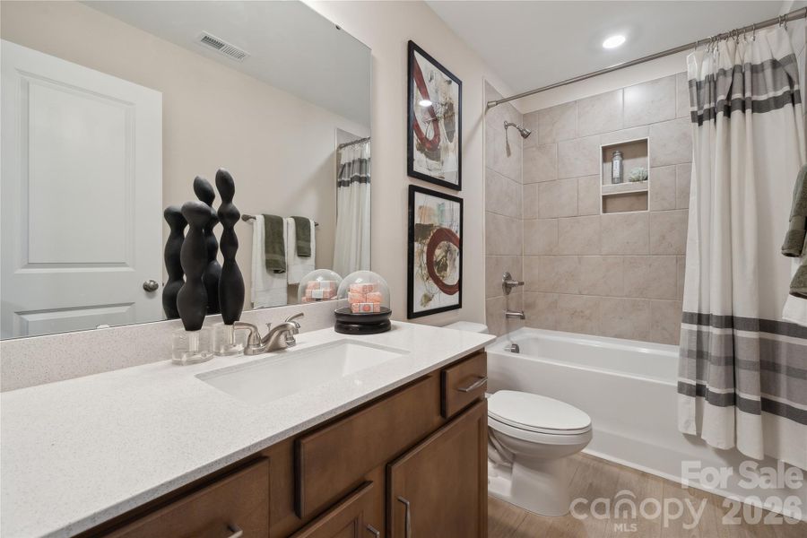 Furnished interior view inside a new home in Nichols Landing, Charlotte (Image 7).