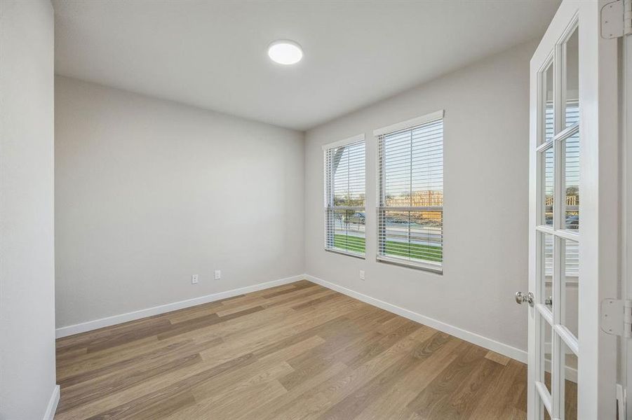 Home Office in the Wimbledon home plan by Trophy Signature Homes – REPRESENTATIVE PHOTO Home Office in the Wimbledon home plan by Trophy Signature Homes – REPRESENTATIVE PHOTO