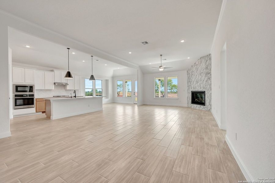 Spacious, unfurnished interior of a new home in Preserve at Annabelle Ranch, San Antonio (Image 35). Spacious, unfurnished interior of a new home in Preserve at Annabelle Ranch, San Antonio (Image 35).